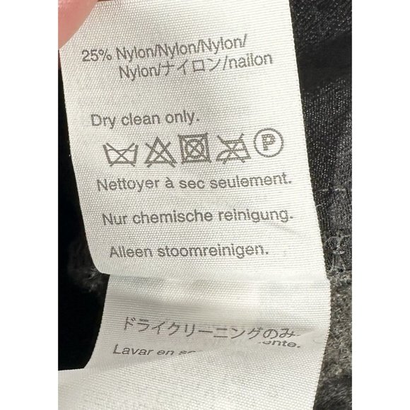 J Crew Wool Trousers Pants Womens Size 4 Grey Pinstripe Career Cropped Pockets - Picture 10 of 10